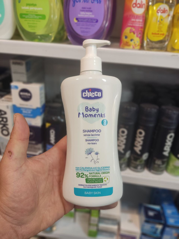 شامپو سر و بدن کودک چیکو بدون اشک ۵۰۰ میل