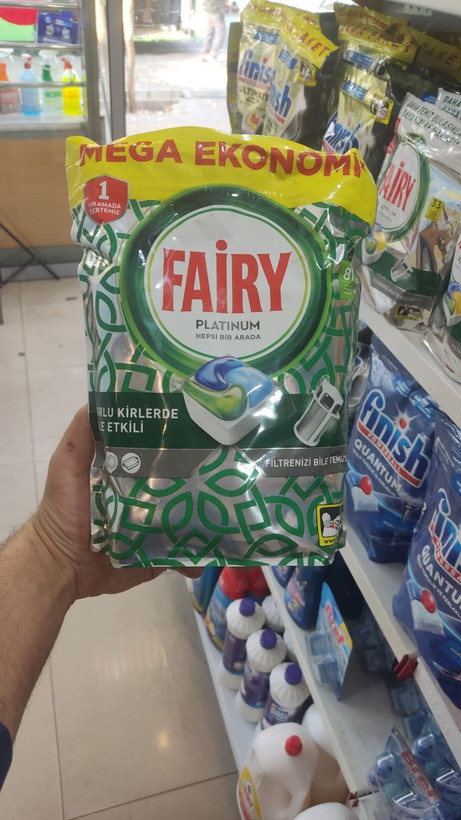 قرص ماشین ظرفشویی فیری پلاتینیوم ۸۱ عددی