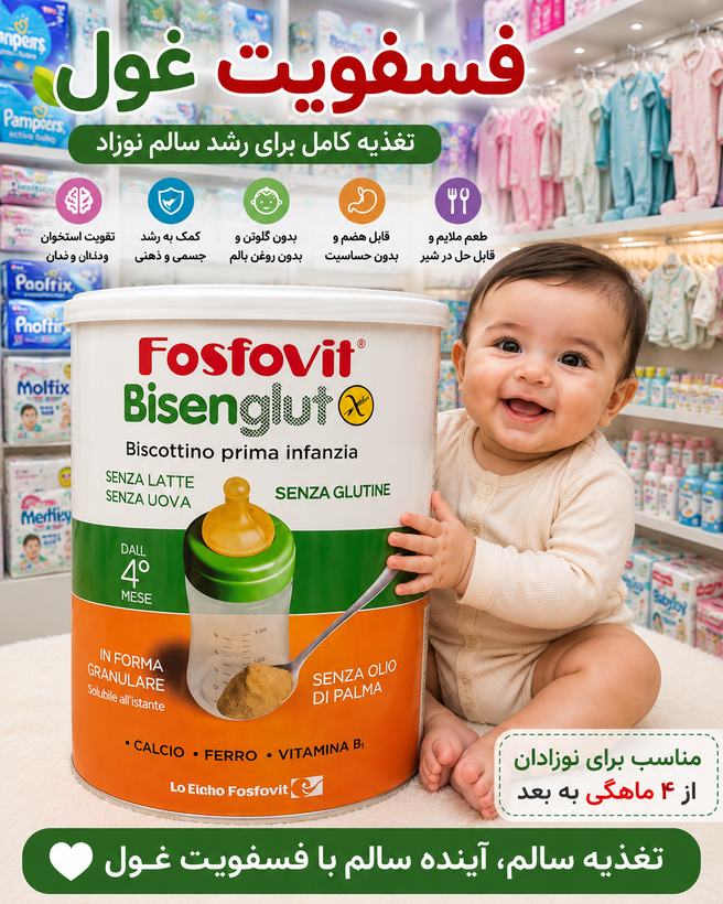پودر بیسکویت فسفویت