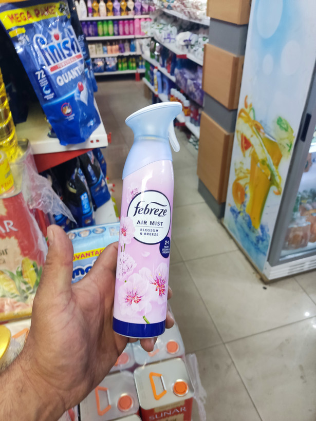 اسپری خوشبو کننده فبرز
